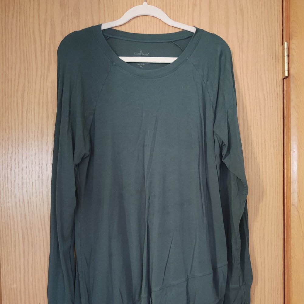 Cuddl Duds Green Tunic